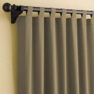  Gaiam Energy Saver Curtain Tab (2), 40x84, Flax Sports 