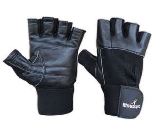 WEIGHT LIFTING GLOVES FITNESS GYM LEATHER M, L, XL  