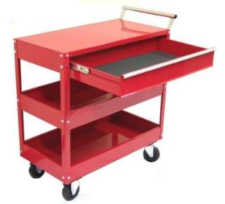   29 Inch Steel Tool Cart Drawer Parts Bin Organizer Storage  
