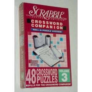   CROSSWORD COMPANION Roll A Puzzle System Refills   Vol. 3   48 Puzzles
