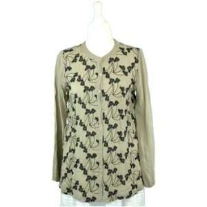  Chestnut Embroidered Cinched Tunic