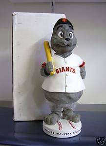 Lou Seal ~ 2002 SF GIANTS MASCOT Bobble Bobblehead SGA  