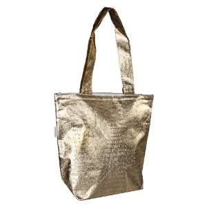Sachi Insulated Fashion Lunch Bag, Style 161 127, Gold Tote:  