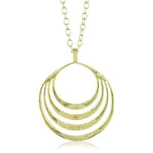 Sheila Fajl 18k Gold Plated Cascade Circles Necklace