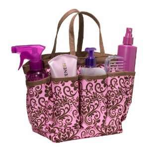   Cheers for Girls 48611 Bliss Pink Scroll Shower Caddy