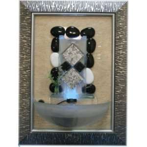  Indoor Wall Water Fountain in Picture Frame with LED 3d 
