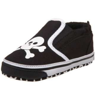 Me In Mind Infant/Toddler 608 Slip On With Skull   designer shoes 