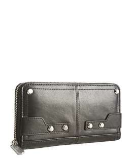 Botkier black leather Morea zip wallet