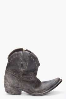 Golden Goose Black Star Zip Boots for women  SSENSE
