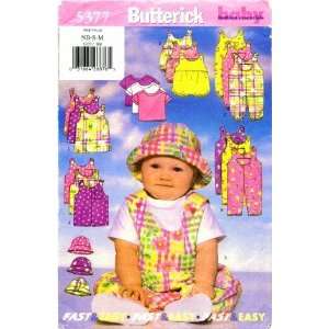  Butterick 5377 Sewing Pattern Infants Jumpsuit Romper 