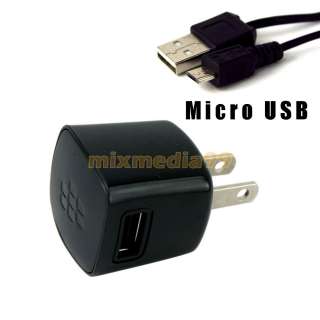 OEM BLACKBERRY TORCH 9800 HOME CHARGER + USB DATA CABLE Black  