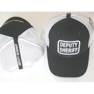   DEPUTY SHERIFF HAT CAP LAW ENFORCEMENT MESH HATS CAPS 