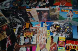 HUGE ELVIS RECORD COLLECTION! OVER 40 RECORDS WINNER GETS ALL!  