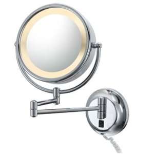   Young 95345 Double Lighted Wall mounted Mirror Chrome