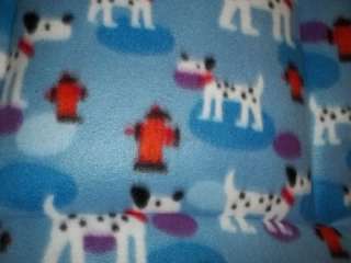 Fleece Dog Print Small size Dog Pup Bed Crate Pad Mat Cushion Handmade 