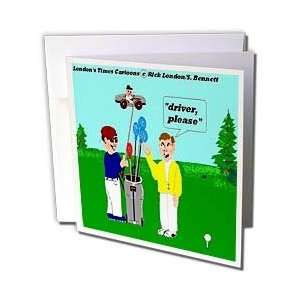 : Londons Times Funny Music Cartoons   Golf Drivers   Greeting Cards 