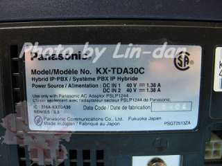 Panasonic KX TDA30 Hybrid IP PBX system  