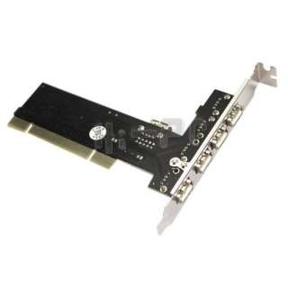 PORTS USB 2.0 PCI HUB CARD ADAPTER 480 Mbps  