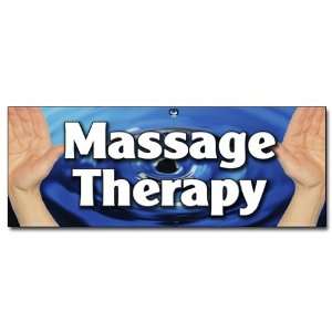  48 MASSAGE THERAPY DECAL sticker therapist table book 