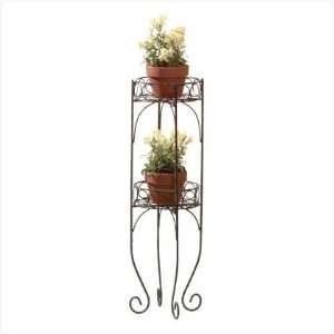  TWO TIER PLANT STAND Patio, Lawn & Garden