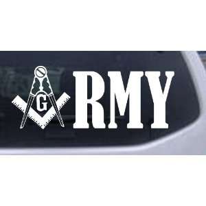 Masonic Freemason Army Military Car Window Wall Laptop Decal Sticker 