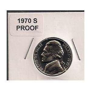  1970 PROOF JEFFERSON NICKEL NICE COIN!: Everything Else
