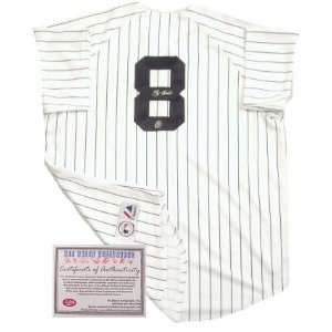   MLB Hand Signed Authentic Style Home White Baseball Jersey: Sports