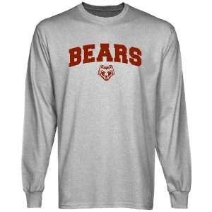  Brown Bears Ash Logo Arch Long Sleeve T shirt 