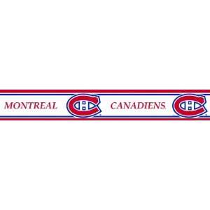  Montreal Canadiens Peel and Stick Wallpaper Border Sports 