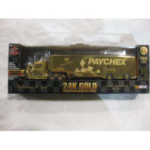 Nascar 24k Gold Signed #11 Brent Bodine Paychex Racing Team 1989 1999 