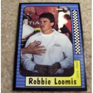    1991 Maxx Robbie Loomis # 131 Nascar Racing Card
