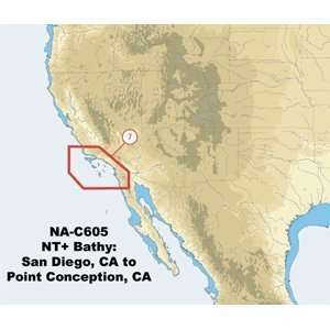   MAP NT NA C605   San Diego Point Conc Bathy   C Card Electronics