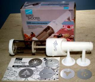 Proctor Silex Electric Super Shooter Cordless Cookie Press Food 