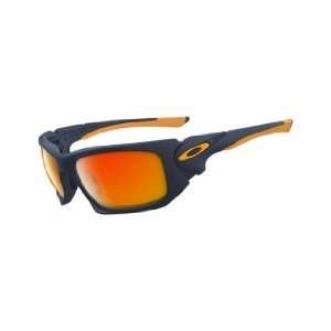  Oakley Scalpel Sunglasses Blue / Black Iridium Sports 
