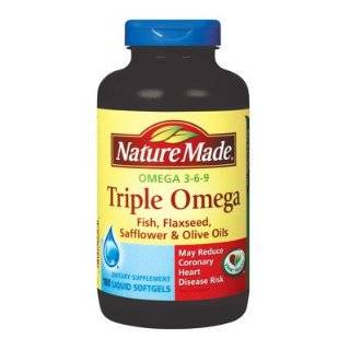 Nature Made Triple Omega 3 6 9   Fish, Flaxseed, Safflower & Olive 