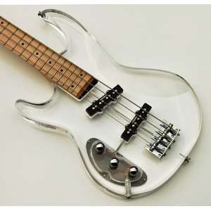   (See through) ELECTRIC BASS GUITAR LEFT HANDED Musical Instruments