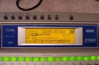   Track Digital Recording Studio Korg D 1600 w/ CD Burner,Manual  