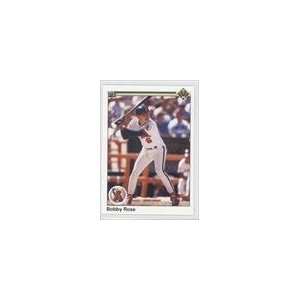  1990 Upper Deck #77   Bobby Rose UER/(Pickin, should/be pick 