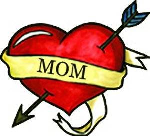  MzEverythings review of I Love Mom Heart Temporary Tattoo 
