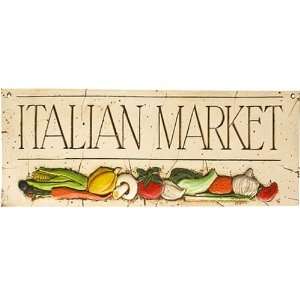    Italian Market Italian Wall Plaque item #567