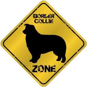  New  Border Collie Zone   Old / Vintage  Crossing Sign 