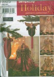   Crafts Christmas Holiday Decoration Angels Sewing Pattern XMAS  
