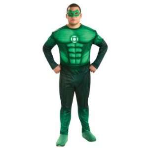   Adult Deluxe Muscle Chest Plus Size Costume Hal Jordan Toys & Games