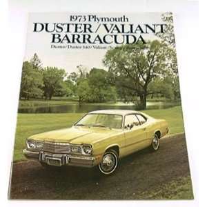  1973 73 Plymouth DUSTER VALIANT BARRACUDA BROCHURE 
