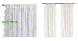   alvine spets pair of curtains thin sheer 2 panels brand new in package