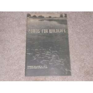  Ponds for Wildlife farmers Bulletin No. 1879 u. s 