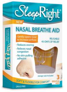 SleepRight Nasal Breathe Aid Nasal Strip Alternative  