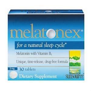  Melatonex Melatonex, Melatonin with Vitamin B6, Tablets 30 