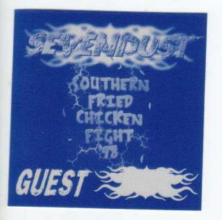   backstage Satin Cloth PASS guest Southern Fried Chicken Fight 98