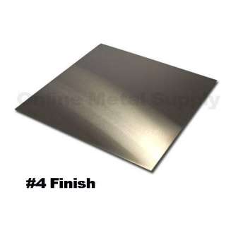 304 Brushed Stainless Steel Sheet 26 ga. x 24 x 48   #4 Polish 